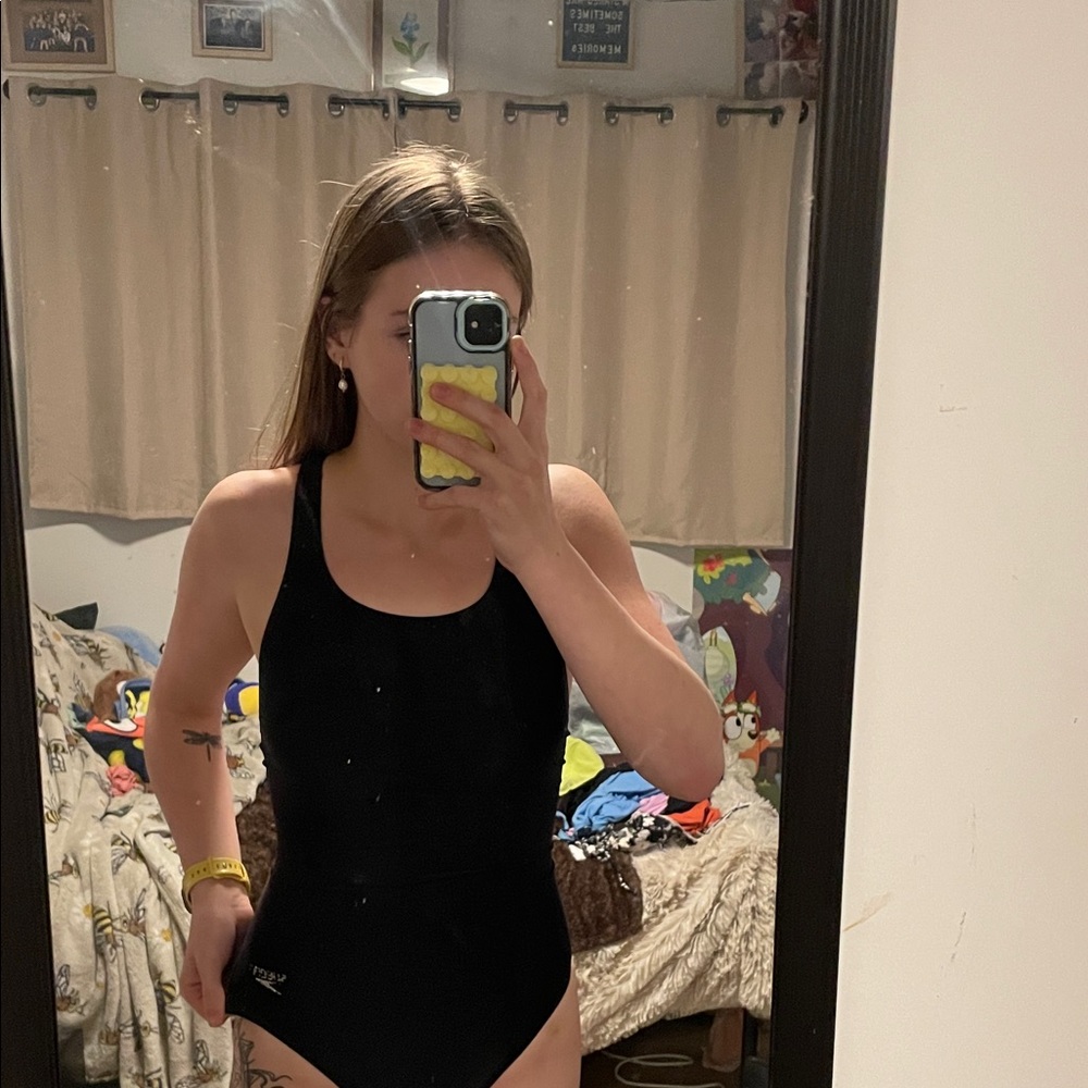 Speedo Women's Black One Piece Swimsuit